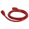 Add-On Addon 5Ft C14 To C19 14Awg 100-250V Red Power Extension Cable ADD-C142C1914AWG5FTRD